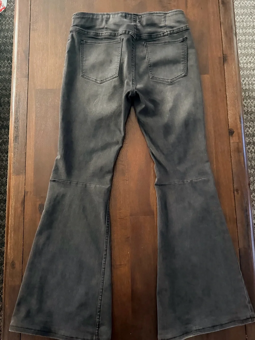 Free People We The Free Penny Pull-On Flare Jeans Gray Size 29